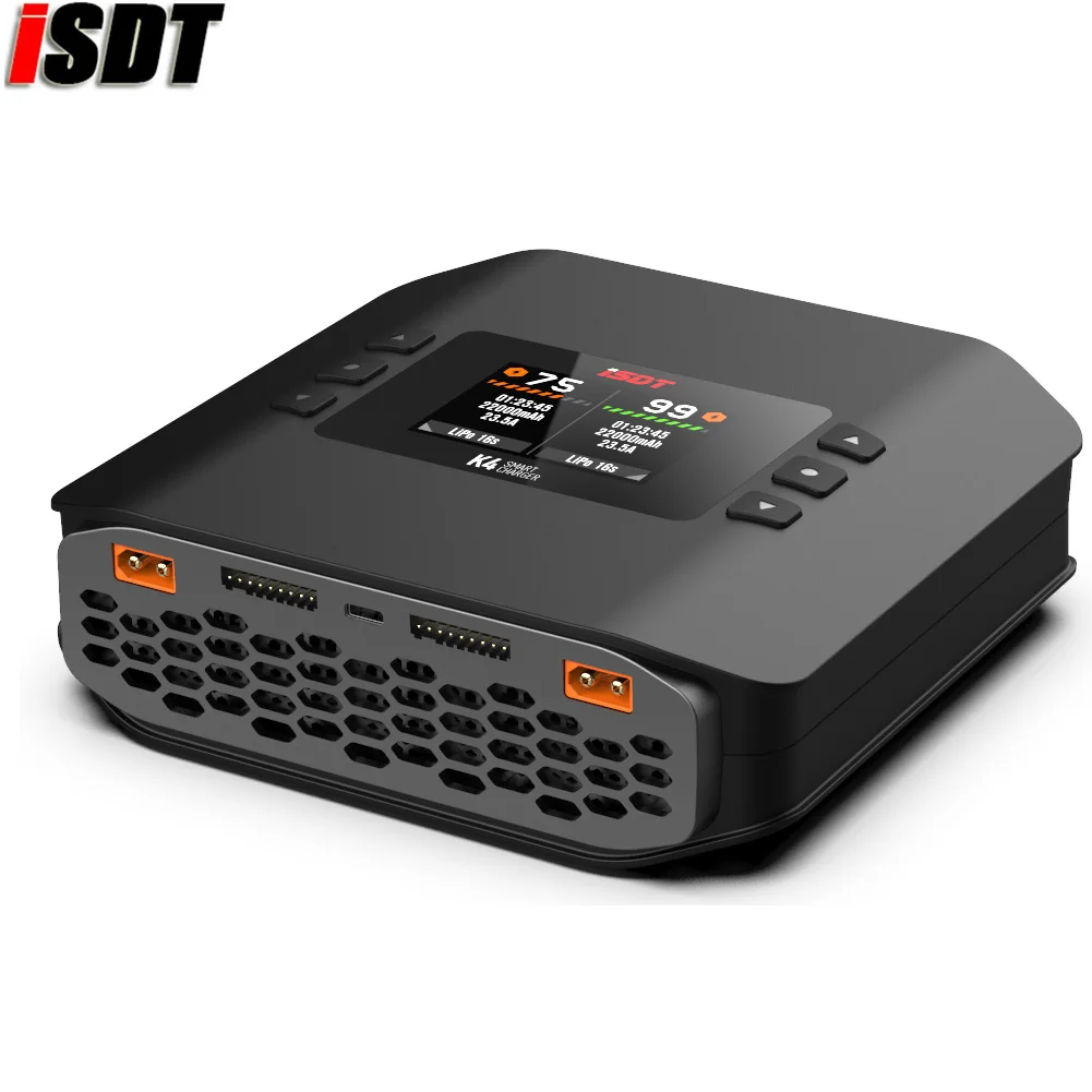 Isdt K4 Dual Lipo Charger - Caricabatterie doppio ISDT K4 AC 400W