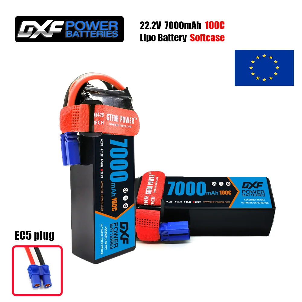DXF 6S Lipo Batteria 22.2V 700 - 6S Lipo Battery 22.2V 5000Mah recensione e prezzo