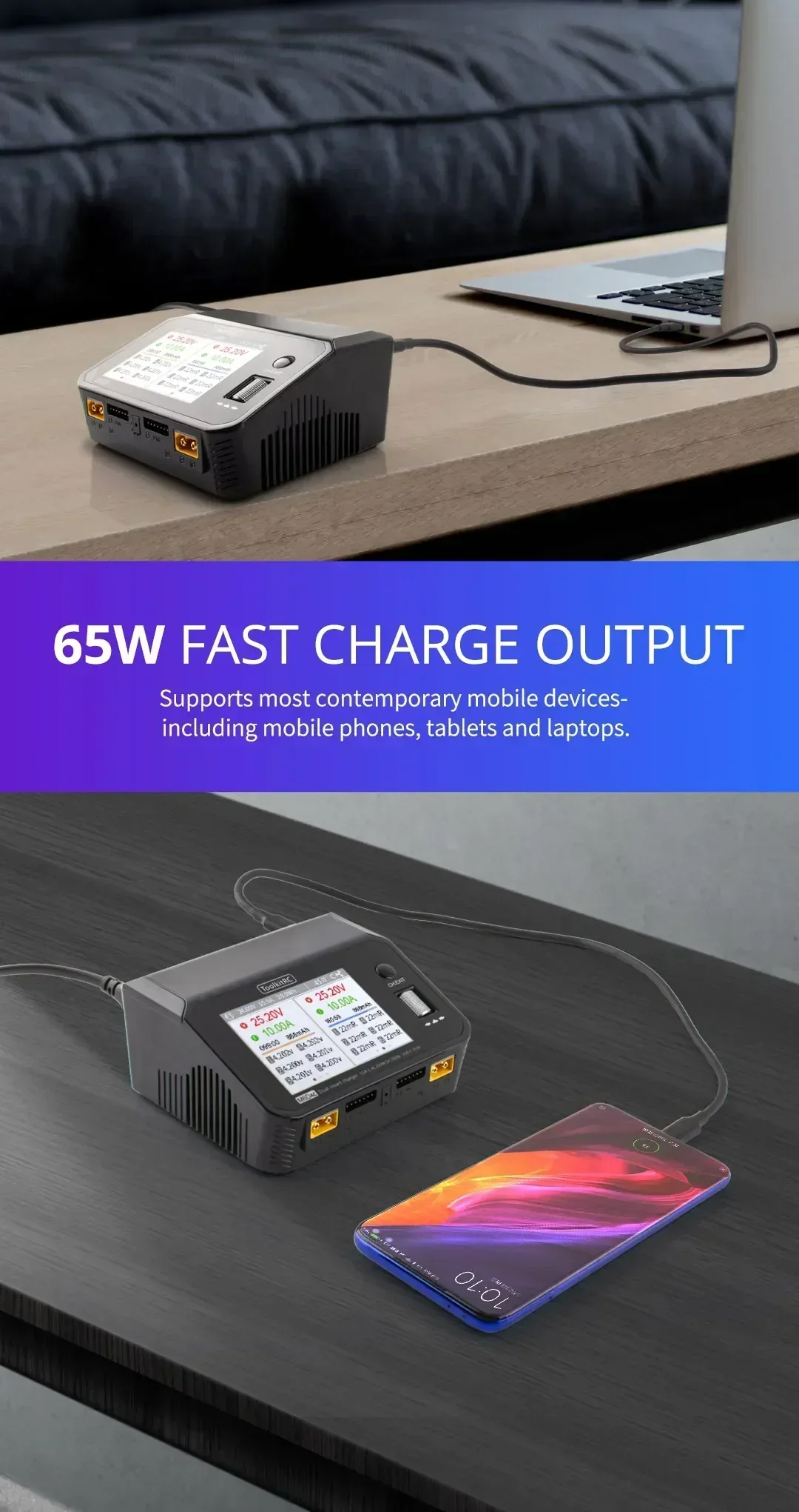 ToolkitRC M6DAC: caricabatteri - Toolkitrc M6Dac Smart Charger recensione e prezzo