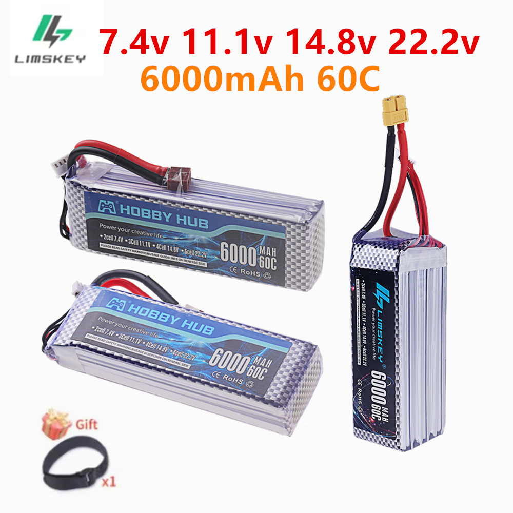 Batteria LiPo 7.4V 11.1V 14.8V - 4S Lipo Battery 14.8V 6000Mah recensione e prezzo