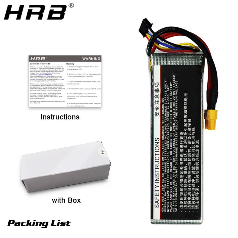 Batteria al litio HRB 4S 14.8V - 4S Lipo Battery 14.8V 6000Mah recensione e prezzo